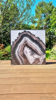 ABSTRAKTNÝ OBRAZ V RÁME 70 x 70 cm - 3