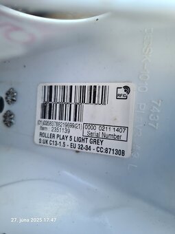 Kolieskove korcule 20-21.5 - 3