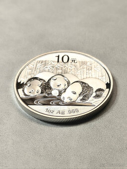 Strieborná minca Panda 2013, 1oz , 999 - 3