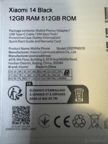 Xiaomi 14 black 12GB ram 512GB - 3
