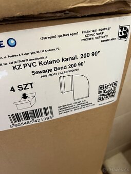 Predám kanalizačné kolená rôzne rozmery - 3
