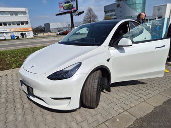 Tesla model Y long Range Awd Fsd Biela perleť - 3
