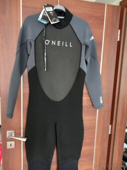 Neoprén O'Neill Reactor II Back Zip 3/2 Full black/graphit - 3