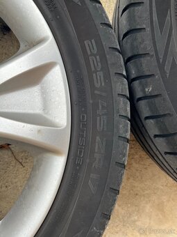 Alu disky VW Group 5x112 s pneumatikami 225/45 R17 - 3