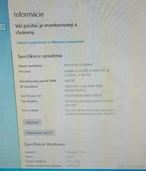 Predám PC HP Elite 7200 MT Business - 3