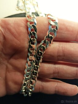 Nova nenosena strieborná retiazka - 3