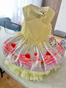 Nádherné spoločenské šaty pre dievčatko s kabelkou - Nové - 3