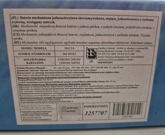Drezová batéria Aqua Mercado - nová,nepoužitá - 3