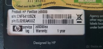 Hp pavilion zd 8000 - 3