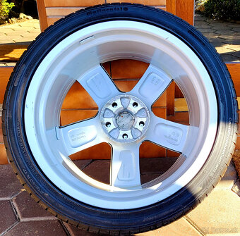alu R17 5x100 bicolor, orig. Audi A1, pneu 215/40 - 3