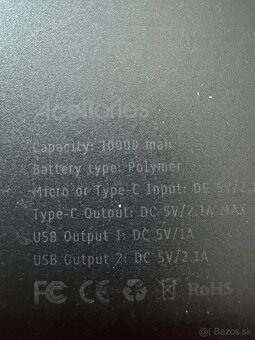 Power banky 10000mAh a 2000mAh-10€ - 3