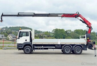 9301 - MAN TGS 26.360 - 6x4 – Valník + HR-FASSI F195A.2.24 – - 3