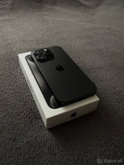 Predám iPhone 15 Pro v čiernej farbe, 128 GB - 3