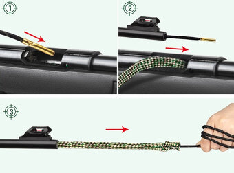 BORESNAKE šnúra na čistenie zbraní - 3