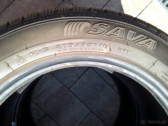 2+2 ks ZIMNÉ 205/55 R16 91H dezén cca 8 mm - rok 2021 - 2023 - 3