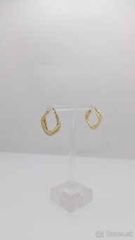 Zlaté elegantné náušnice - 3