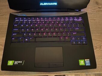 Herný Alienware 14 s i7,16gb ram,SSD+HDD,GTX,Fhd LCD - 3