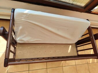 Drevená detská kolíska - 3