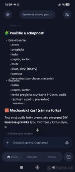 Laserová gravirka CNC- 2,5w - 3