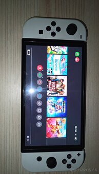 Nintendo switch oled s príslušenstvom + hry - 3