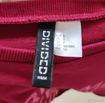 Ružová mikina H&M - 3