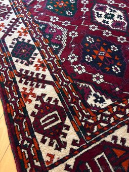 Prekrásny vintage ručne viazaný koberec, 280x155 - 3