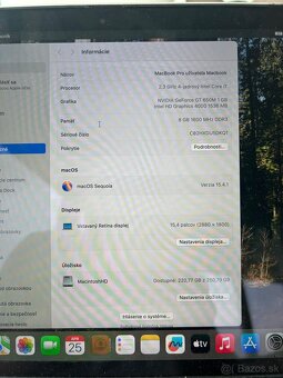 MacBook Pro 15" Retina ,TOP STAV - 3