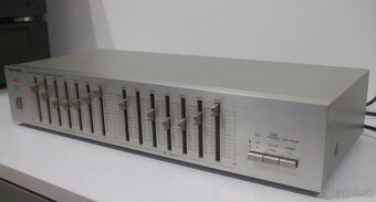 Equalizer strieborny 2x7 pasmovy TECHNICS SH-8025 vyr. JAPAN - 3