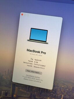 Apple Macbook Pro 13 M1 8GB 512GB (KOMPLET BALENIE) - 3
