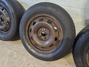 Plechové Disky 5x100+Zimné pneu 195/65 R15 - 3