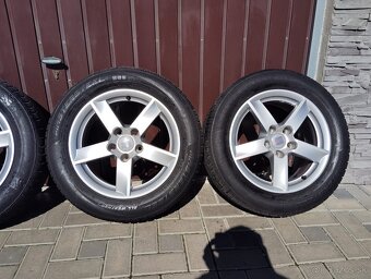 Originálna sada hliníkové disky 5x112 Seat + pneumatiky - 3