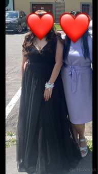 Predám elegantné čierne šaty, - 3