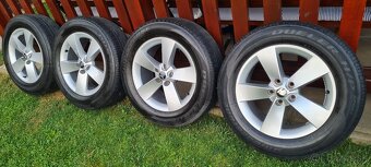 ORIGINAL DISKY SKODA 5x112 R17 + LETNE 215/65 R17 - 3