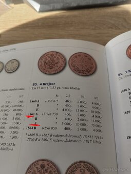 4 grajciar 1861 E veľmi vzácny - 3