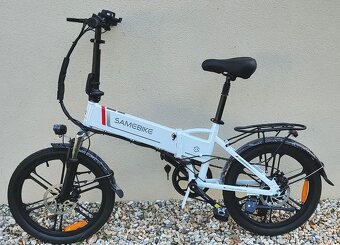Skladací elektrický bicykel 250W 48V 20 kolesá - 3