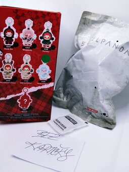 č.3 🐼 SKULLPANDA plyšová panenka BLINDBOX přívěsek SNOW - 3
