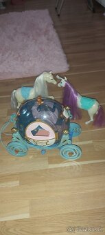 Barbie koč+Barbie a česacia hlava Frozen - 3