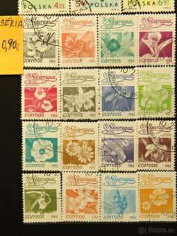 Známky - flóra - série 2 - 3