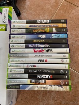 Xbox 360 ELITE 500GB + kinect + hry - 3