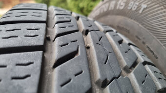 Hlinikove disky 5x114.3, J15x6JJ, ET 50 + pneu 205/70 R15 - 3