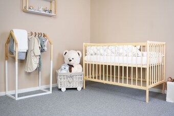 Postieľka Basic Biela / Prírodná viac farieb - 3