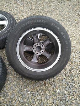 Alu 5 x 114,3 R 16 + zimné 215/65 R16. - 3