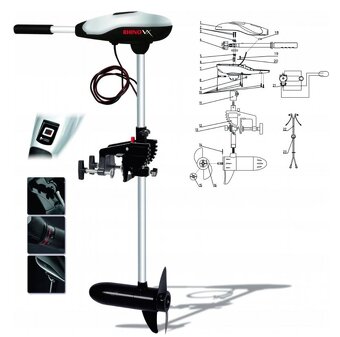 Elektrický prívesný motor Rhino VX 54 - 3