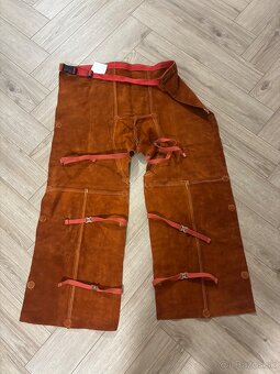 Zváračské kožené návleky na nohy - 3