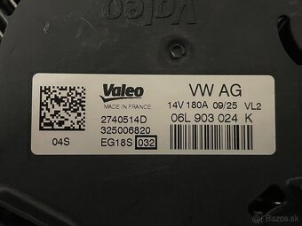 06L903024K ALTERNÁTOR PRVOVÝROBA PORSCHE VW AUDI - 3
