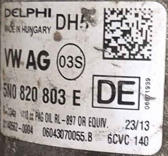 Kompresor Klimatizácie 1.9TDI - 3