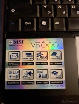 NTB MSI VR600 - 3