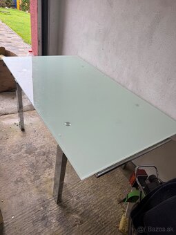 Rozkladací sklenený stôl - 3