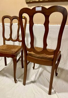 Vintage stolicky, 2 ks, cena za kus 15 eur,v95x45x43, vs47cm - 3