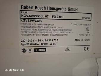 Kombinovaná chladnička s mrazničkou Bosch - 3
